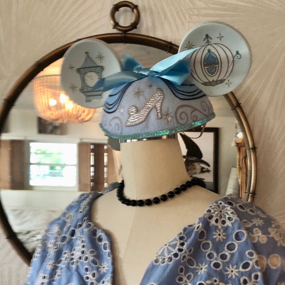 Disney Cinderella Hat Mickey Ears - Like New